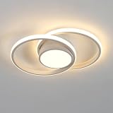 Comely Plafón LED 42 W 4800 lm – Luz Cálida 3000 K – Diseño Blanco Redondo Ø 40 cm – Ideal para Dormitorio, Baño, Cocina y Balcón
