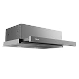 TEKA Campana Extractora Integrada 60 cm, 3 Velocidades, Motor Doble, Sistema de Recirculación de Aire, Filtro de Carbón, de Acero Inoxidable, CNL 6415