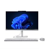 Lenovo AIO A105a All-In-One PC | Pantalla Full HD de 23,8' | AMD Ryzen 5 40 | 16GB RAM | 512GB SSD | AMD Radeon 610M Graphics | Windows 11 | Incluye ratón y teclado | Gris | 3 meses Premium Care