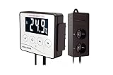 Aqua Medic T-controller Twin 2.0, dispositivo digital de medición y control de temperatura para el control simultáneo de unidades de calefacción y refrigeración