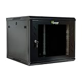 MASTER U-POWER Armario Rack 19' 9U Mural 600x600x501mm, hasta 80Kg Negro