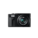 Panasonic LUMIX DC-TZ99E-K Cámara Compacta con Zoom para Viajes, Lente Leica DC, Zoom de 30x, 20,3 MP, Video 4K 30p, Monitor Inclinable, Wi-Fi, Bluetooth, Color Negro
