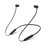 Beats Auriculares inalámbricos Flex – Chip Apple W1, Auriculares magnéticos, Bluetooth de Clase 1, 12 Horas de Sonido ininterrumpido - Negro