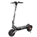 iScooter Patinete Eléctrico Adultos Todoterreno iX7 Pro Homologado DGT, 500W*2 Doble Motor, 15AH Batería, Autonomía 55-70KM, Cerradura Electrónica, Smart App, Carga 150 kg, 4 Modos de Velocidad 10'