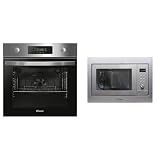 Candy FIDCP X625 L, Horno Multifunción, 70L, 1 Bandeja y 1 Rejilla, Ventilador Radial & Microondas Integrable con Grill, 20L, 1250W, 8 Funciones, Digital, 8 Programas, Plato 24,5CM