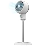 Cecotec Ventilador Circulador de Aire de Pie 900 Cyclone. 35W, Diámetro 9 Pulgadas, Oscilación Automática, 3 Velocidades, Inclinación Ajustable, Fácil Control