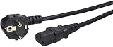 Amazon Basics Cable de alimentación, 0,9 m, Negro