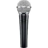 Shure SM58 Pro Micrófono Dinámico Vocal XLR | Micrófono Dinámico Cardioide para Estudio y Actuaciones en Vivo, Podcast y Grabación; Sonido Estándar de la Industria