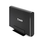 TOOQ TQE-3531B - Carcasa para Discos Duros HDD de 3.5', (SATA I/II/III, USB 3.0), Aluminio, indicador LED, Color Negro