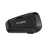 Cardo Spirit Motocicleta 2 Vías Bluetooth Sistema intercomunicador, Negro, Individual