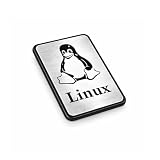 Linux - Placa adhesiva (35 mm x 25 mm)