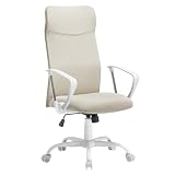 SONGMICS Silla de Oficina, Silla ergonómica, Asiento Giratorio