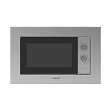 Microondas de Encastre Cata MG B200 MMX, 20 Litros, 60cm, 800W, 6 Niveles, Grill, Acero Inoxidable Gris