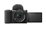 Sony Alpha ZV-E10 II, Cámara de vídeo APS-C mirrorless, con objetivo Kit Power Zoom 16-50 mmf/3.5-5.6 (vídeo 4K60p, grabación en 4:2:2 de 10 bits, 26 MP, estabilización digital, Eye AF en tiempo real)