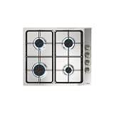 TEKA Placa de Gas Butano 60 cm, 4 Fuegos, Mandos Laterales Ergonómicos, Seguridad por Termopar, Modelo E/60.3 40