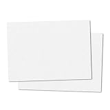 50 hojas, A3 300 g/m² Cartulinas Blancas Carton Colores - Blanco