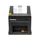 NetumScan Impresora de Recibos POS 80mm Impresora térmica de Recibos USB 300mm/s con Corte automático, cajón, Interfaz USB Ethernet, Soporte Windows/Mac/Linux