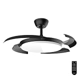 Cecotec Ventilador de Techo Aero 4500 Puzzle Invisible Black