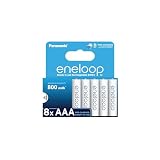 eneloop - Pilas Recargables AAA (Paquete de 8) - 800 mAh NiMH