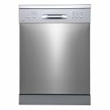 Edesa Lavavajillas EDW- 6130 X Libre Instalación 6 Programas Ancho de 60 cm Nivel Sonoro 49 dB Programas Especiales Acabad en Acero Inoxidable