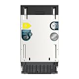 Cecotec Lavavajillas 45 cm Integrable Bolero Aguazero 4250 Full-BI. 9 Cubiertos, 6 Programas, Bajo Consumo, Motor Inverter Plus Duo, Delay Start, SideView Light y Cesta para Cubiertos