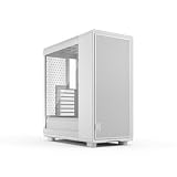 Fractal Design Epoch White - Vidrio Templado Claro Teñido - Panel Frontal de Malla - Tres Ventiladores Momentum 12 Incl. - Interior Espacioso - Soporte ATX/mATX/ITX