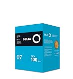 Delta Q | DeQafeinatus 100 Cápsulas Café Molido Intensidad 7 Descafeinado