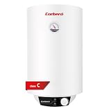 Corberó – Termo Eléctrico Vertical CTWB150 | 150L | Panel Manual | Termómetro Exterior | Termostato Regulable | Tanque Esmaltado | Protección Anticorrosión | Eficiencia Energética C