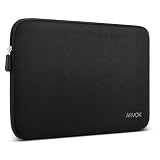Arvok 15 15,6 16 Pulgadas Funda Portátil Protectora para MacBook Air Pro 15 16, Neopreno 15.6 Ordenadores Maletín de Bolsa, Portátil Netbooks Caso para DELL Lenovo HP Sony Acer ASUS, Negro
