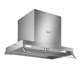 Balay, Campana decorativa integrable, 60 cm, Acero inoxidable, 3BD866MX | Protege tus muebles con la visera de cristal y lava sus filtros de aluminio en el lavavajillas.