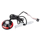 ANCLLO Botón de Encendido de PC Interruptor Remoto de Encendido de PC Botón de Encendido de computadora de Escritorio -160 cm