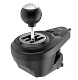 PXN Palanca de cambios A7 para rueda de carreras, disco de metal 6+1 con botón de freno de mano y botón de cambio para marcha alta y baja, universal, incluye DIN-USB, DIN-RJ11, cables DIN-DIN-DIN