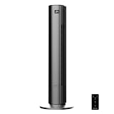 Cecotec Ventilador de Torre de 30' y Mando a Distancia 790 Skyline Smart. 45W de Potencia, Oscilación Automática 70º, Pantalla LED Táctil, Temporizador 12h, 3 Velocidades y 3 Modos