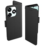 Aiziki Funda para Honor X5C/X5C Plus, Funda Protectora De Cuero De PU De Primera Calidad [Bolsa De Billetera] [Cierre Magnético] - Negro