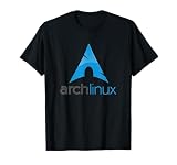 Camiseta Arch Linux amante lema y logotipo Open Source Os tee Camiseta