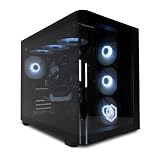 CyberpowerPC Ordenador de juegos de lujo - AMD Ryzen 7 9800X3D, NVIDIA RTX 5080, 32GB RAM, 1TB NVMe SSD, PSU de 850W, Windows 11, refrigeración líquida, Ark Curve Black