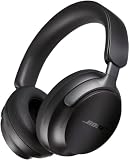 Bose QuietComfort Ultra Headphones, Auriculares inalámbricos con cancelación de ruido con audio espacial, Auriculares de diadema con micrófono, Batería de larga duración hasta 24 horas, Negro