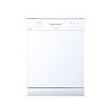 Edesa Lavavajillas de Libre Instalación, EDW-6130 WH, Ancho de 60 cm, 6 Programas, Clase de Eficiencia Energética E, Color Blanco