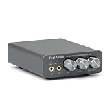 Fosi Audio K5 Pro Amplificador de Auriculares, Gaming DAC Mini Hi-Fi Estéreo Conversor de Audio Digital a Analógico USB Tipo C/Óptico/Coaxial, Compatible con PS5/PC/MAC/Ordenador
