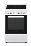 SOLTHERMIC VTC50BLANCA COCINA ELECTRICA VITROCERAMICA CON HORNO INCORPORADO/BLANCA/ANCHO 50 CMS / 3 FUEGOS/HORNO CON GRILL