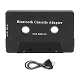 Okeeyseda Universal Cassette Bluetooth 5.0 Audio Car Tape Aux Adaptador EstéReo con MicróFono para TeléFono MP3 AUX Cable Reproductor de CD