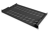 DIGITUS Estante para montaje fijo – 19 pulgadas 1U – 250 mm de profundidad