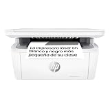 HP LaserJet M140w 7MD72F, Impresora Láser A4 Multifunción Monocromo a Doble Cara Manual, Escaner, Copiadora (20ppm, Wi-Fi, Wi-Fi Direct, USB 2.0, Procesador 500MHz, Memoria 64MB, Smart App) Blanca