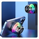 Altavoz Bluetooth magnético, mini altavoz Bluetooth portátil pequeño con soporte para teléfono celular, tiempo de reproducción de 7 horas, altavoz magnético interno de 5 W, TWS, luz RGB, reproducción