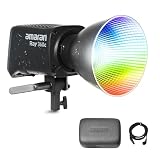 Amaran Ray 360c Luz Video LED COB en Color Completo Montura Bowens Resistencia a Intemperie IP54 Control vía aplicación NFC DMX vía USB-C CRI 95 TLCI 95