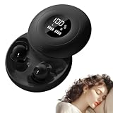 sunvito Mini Auriculares Inalámbricos para Dormir de Lado Bluetooth 6.2 | Mini auriculares inalámbricos con diseño invisible, ideales para dormir de lado sin presión ni molestias.
