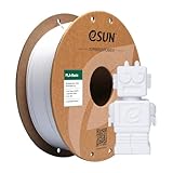eSUN PLA Filamento 1.75mm 1KG Blanco Frío, PLA Basic 3D Impresora Filamento