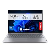 Lenovo - portátil Ordenador ThinkBook 16 Gen 8, ordenador profesional Windows 11 Pro, Intel Core i5-210H, 16 GB RAM DDR5, 512 GB SSD NVMe, Thunderbolt 4