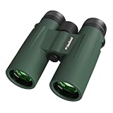Usogood Verde Prismaticos Profesionales Largo Alcance 12x50 para Adultos | Prismas BaK4 y Lentes FMC,Antideslizante e Impermeable con Prismáticos Potentes para Observación de Aves, Caza, Senderismo