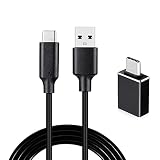 weishan Cable tipo C a USB compatible con Focusrite Scarlett Solo (3ª generación), Scarlett 2i2 (3ª generación), interfaz de audio USB, 2 metros, negro